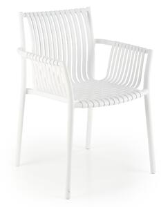 Stohovatelná zahradní židle K492 bílá