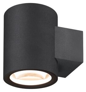 SLV 1004670 Oculus Up/Down, černé nástěnné svítidlo, LED 15W 2000-3000K, výška 11cm