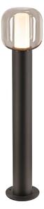 SLV 1004680 Ovalisk, venkovní sloupkové svítidlo, LED 9W 3000/4000K, antracit, výška 75cm, IP65