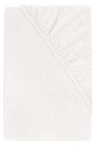 Livarno® Mušelínové napínací prostěradlo, 140-160 x 200 cm (bílá) (100409305001)