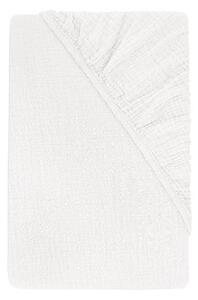 Livarno® Mušelínové napínací prostěradlo, 140-160 x 200 cm (bílá) (100409305001)