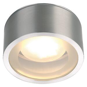 SLV 1000339 Rox, venkovní stropní svítidlo, 1x GX53 max 9W, kartáčovaný hliník, průměr 12,5cm, IP44