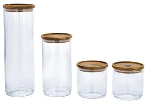 Silvercrest® Skleněné potravinové dózy, 4dílná sada (100409198)