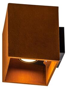 SLV 1004650 Rusty Up/Down, venkovní nástěnné svítidlo, LED 14W 3000/4000K, rezavé, výška 16cm, IP65