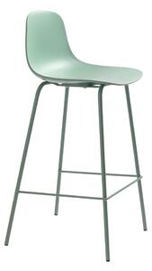 Světle zelená plastová barová židle (výška sedáku 67,5 cm) Whitby – Unique Furniture