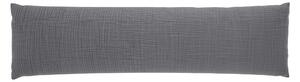 Livarno® Mušelínový potah na polštář pro spánek na boku, 40 x 145 cm (šedá) (100408853004)