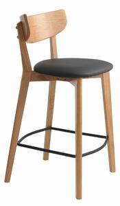 Barová židle z dubového dřeva Unique Furniture Pero