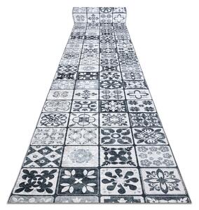Makro Abra Běhoun pogumovaný PRATELNÝ LOTUS AZULEJO 60970 Patchwork šedý Šíře: 60 cm
