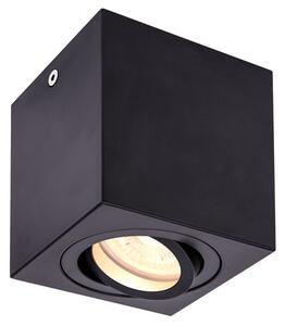 SLV 1002013 Triledo, černé stropní svítidlo, 1x GU10 max. 10W, rozměr 8,5 x 8,5cm