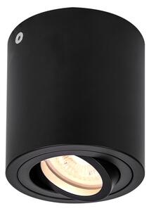 SLV 1002010 Triledo, černé stropní svítidlo, 1x GU10 max. 10W, průměr 8,5cm