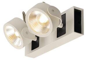 SLV 1000130 Kalu, bílá LED bodovka, 2x10W 60° LED 3000K, výška 16,5cm
