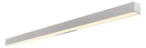 SLV 1000670 Q-line, stříbrnošedé lineární nástěnné svítidlo, 42W LED 3000K, délka 142,5cm