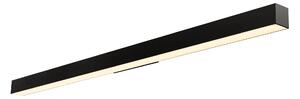 SLV 1000669 Q-line, černé lineární nástěnné svítidlo, 42W LED 3000K, délka 142,5cm