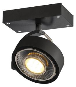 SLV 1000702 Kalu, stropní otočná bodovka 1xGU10, černá, délka 15cm