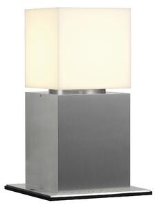 SLV 1000344 Square Pole, venkovní sloupkové svítidlo z nerezu, 1x20W E27, výška 30cm, IP44