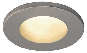 SLV 1001167 Dolix OUT, venkovní šedá zápustná bodovka GU10 max. 50W, průměr 8,2cm, IP65