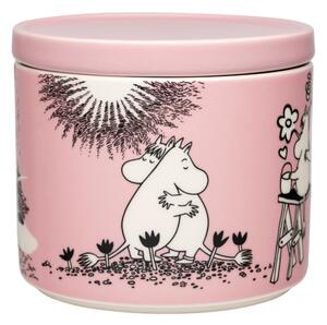 Arabia Dóza Moomin Love 0,7l, růžová / 30. výročí