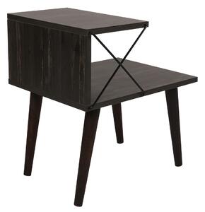 Noční stolek Cross Dark Brown