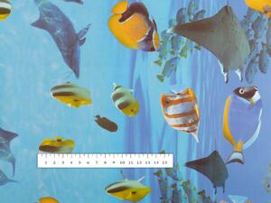PVC ubrus Mořské ryby PV-053 - metráž š. 140 cm