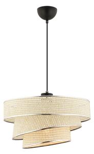 Lustr na lanku COUPER 1xE27/60W/230V krémová/lesklý chrom