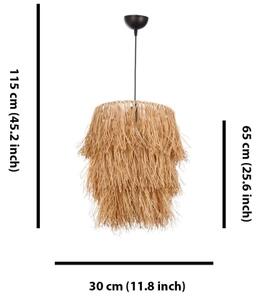 Lustr na lanku TASSEL 1xE27/40W/230V rafie