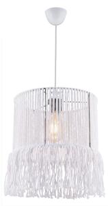 Lustr na lanku NESS MACRAME 1xE27/40W/230V bílá