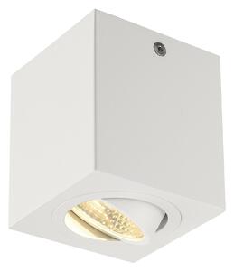 SLV 113941 Triledo, hranaté stropní svítidlo s nastavitelným reflektorem, 8,2W LED 3000K, bílá, výška 9,5cm
