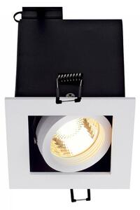 SLV 115511 Kadux, zápustná bodovka v hranatém tvaru, 1x50W, bílá, 9x9cm