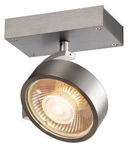 SLV 147306 Kalu, stropní otočná bodovka 1xGU10, kartáčovaný hliník, délka 15cm