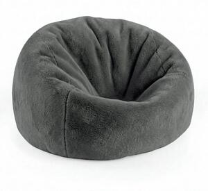Sablio Sedací vak Cocoon SOFTY - Graphite - 75 x 45 x 35 cm