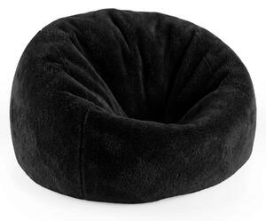 Sablio Sedací vak Cocoon SOFTY - Midnight Black - 75 x 45 x 35 cm