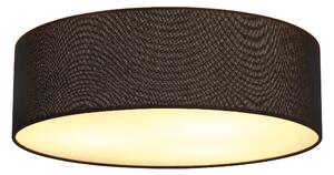 SLV 156050 Tenora, stropní svítidlo z černého textilu, 3x23W E27, prům. 50cm