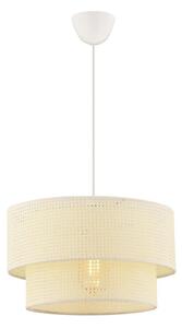 Lustr na lanku ECHO 1xE27/60W/230V krémová
