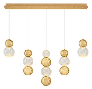 LED Lustr na lanku CREMONA LED/27W/230V 3000K zlatá