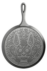 Litinová pánev na palačinky Lodge 26 cm - Xolo Sugar Skull