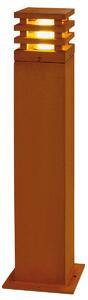 SLV 229421 Rusty Square 70, venkovní sloupek, 1x11W (energeticky úsporné), patina rzi, IP55, 71cm