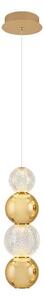 LED Lustr na lanku CREMONA LED/7W/230V 3000K zlatá
