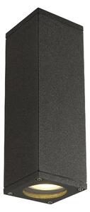 SLV 229535 Theo Up-Down Wall, venkovní nástěnné svítidlo pro svícení nahoru a dolu, 2x35W GU10, antracit, výška 22,5cm, IP44