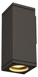 SLV 229525 Theo Wall, venkovní nástěnné svítidlo pro svícení dolu, 1x35W GU10, antracit, výška 18cm, IP44