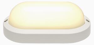 SLV 229931 Terang 2, bílé stropní nebo nástěnné venkovní svítidlo, 11W LED, 3000K, délka 19,8cm, IP44