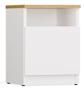 TP Living Noční stolek Galax 30 cm dub artisan/bílý