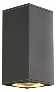 SLV 229575 Theo Big Up-Down Wall, venkovní nástěnné svítidlo, 2x75W GU10 ES111, grafit, výška 27cm, IP44