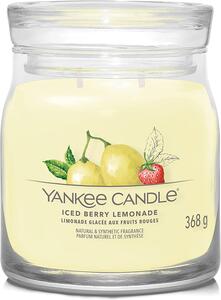 Yankee Candle vonná svíčka Signature ve skle střední Iced Berry Lemonade 368g