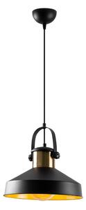 Lustr na lanku DODO 1xE27/40W/230V černá/bronzová