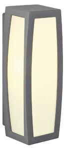 SLV 230045 Meridian box, nástěnné venkovní svítidlo, 1x20W, antracit, 38cm, IP54