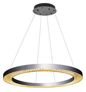 LED Lustr na lanku JESI LED/90W/230V 3000K pr. 100 cm stříbrná