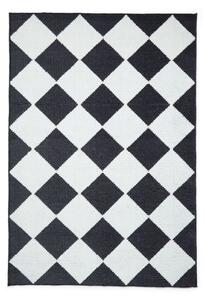 Černobílý pratelný koberec 80x150 cm Lyna Charcoal&White – Think Rugs