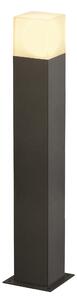 SLV 231225 Grafit, hranatý venkovní sloupek, 1x11W E27, antracit, výška 60cm, IP44