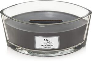 WoodWick vonná svíčka s dřevěným knotem Elipsa Black Peppercorn 453,6 g