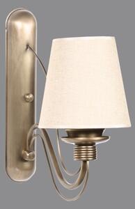 Nástěnná lampa CLASSIC 1xE27/40W/230V bronzová/béžová